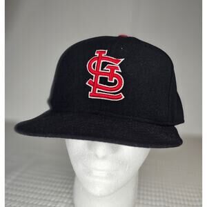 Vintage New Era Pro Model Diamond St Louis Cardinals Wool Fitted‎ Hat 7 7/8